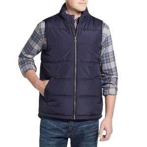 Waterproof Vintage Men's Puffer Vest. Size S